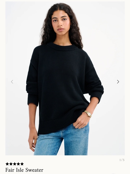 Rumored Sweaters - Rumored women’s Crewneck Knit Sweater and Knit Pants Set - black XS small new